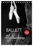 Ballett in Schwarzweiss (Tischkalender 2024 DIN A5 hoch), CALVENDO Monatskalender