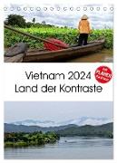 Vietnam 2024 Land der Kontraste (Tischkalender 2024 DIN A5 hoch), CALVENDO Monatskalender