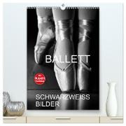 Ballett Schwarzweiss-Bilder (hochwertiger Premium Wandkalender 2024 DIN A2 hoch), Kunstdruck in Hochglanz