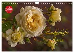 Zauberhafte Rosen (Wandkalender 2024 DIN A4 quer), CALVENDO Monatskalender