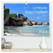Lichtblicke - Seychellen (hochwertiger Premium Wandkalender 2024 DIN A2 quer), Kunstdruck in Hochglanz