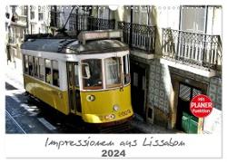 Impressionen aus Lissabon (Wandkalender 2024 DIN A3 quer), CALVENDO Monatskalender