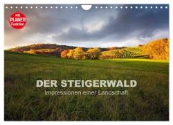 DER STEIGERWALD - Impressionen einer Landschaft (Wandkalender 2024 DIN A4 quer), CALVENDO Monatskalender
