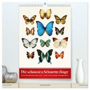 Die schönsten Schmetterlinge (hochwertiger Premium Wandkalender 2024 DIN A2 hoch), Kunstdruck in Hochglanz