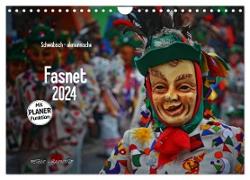 Schwäbisch alemannische Fasnet (Wandkalender 2024 DIN A4 quer), CALVENDO Monatskalender