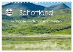 Schottland - grandiose Landschaften im Westen (Wandkalender 2024 DIN A3 quer), CALVENDO Monatskalender