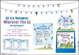 All Are Welcome: Wherever You Go 8-Copy Counter Display with Merchandising Kit