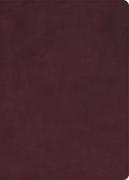 CSB Verse-By-Verse Reference Bible, Holman Handcrafted Collection, Marbled Burgundy Premium Calfskin