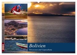 Bolivien - Titicacasee und Copacabana (Wandkalender 2024 DIN A2 quer), CALVENDO Monatskalender