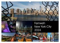 Fernweh New York City (Wandkalender 2024 DIN A2 quer), CALVENDO Monatskalender