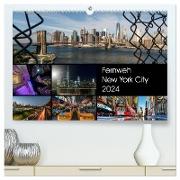Fernweh New York City (hochwertiger Premium Wandkalender 2024 DIN A2 quer), Kunstdruck in Hochglanz