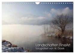 Landschaften FineArt (Wandkalender 2024 DIN A4 quer), CALVENDO Monatskalender