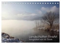 Landschaften FineArt (Tischkalender 2024 DIN A5 quer), CALVENDO Monatskalender