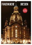 Frauenkirche Dresden (Wandkalender 2024 DIN A2 hoch), CALVENDO Monatskalender