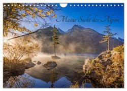 Meine Sicht der Alpen (Wandkalender 2024 DIN A4 quer), CALVENDO Monatskalender