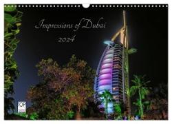Impressions of Dubai 2024 (Wandkalender 2024 DIN A3 quer), CALVENDO Monatskalender