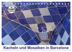 Kacheln und Mosaiken in Barcelona (Tischkalender 2024 DIN A5 quer), CALVENDO Monatskalender