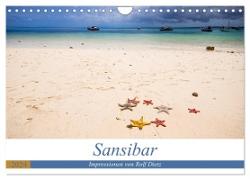 Sansibar - Impressionen von Rolf Dietz (Wandkalender 2024 DIN A4 quer), CALVENDO Monatskalender