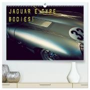 Jaguar E-Type - Bodies (hochwertiger Premium Wandkalender 2024 DIN A2 quer), Kunstdruck in Hochglanz