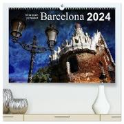 Barcelona (hochwertiger Premium Wandkalender 2024 DIN A2 quer), Kunstdruck in Hochglanz