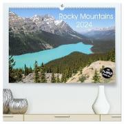 Rocky Mountains 2024 (hochwertiger Premium Wandkalender 2024 DIN A2 quer), Kunstdruck in Hochglanz