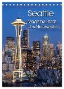 Seattle - Moderne Stadt des Nordwestens (Tischkalender 2024 DIN A5 hoch), CALVENDO Monatskalender