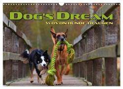 DOG'S DREAM - wovon Hunde träumen (Wandkalender 2024 DIN A3 quer), CALVENDO Monatskalender