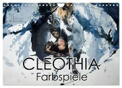 Cleothia Farbspiele (Wandkalender 2024 DIN A4 quer), CALVENDO Monatskalender