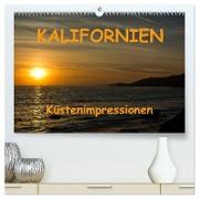 KALIFORNIEN Küstenimpressionen (hochwertiger Premium Wandkalender 2024 DIN A2 quer), Kunstdruck in Hochglanz