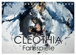 Cleothia Farbspiele (Tischkalender 2024 DIN A5 quer), CALVENDO Monatskalender