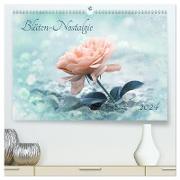 Blüten-Nostalgie 2024 (hochwertiger Premium Wandkalender 2024 DIN A2 quer), Kunstdruck in Hochglanz