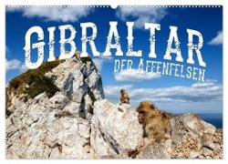 Gibraltar - der Affenfelsen (Wandkalender 2024 DIN A2 quer), CALVENDO Monatskalender