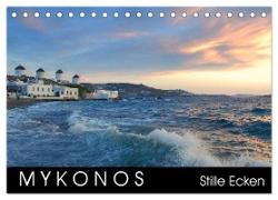 Mykonos - Stille Ecken (Tischkalender 2024 DIN A5 quer), CALVENDO Monatskalender