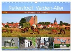 Reiterstadt Verden - Aller (Wandkalender 2024 DIN A3 quer), CALVENDO Monatskalender