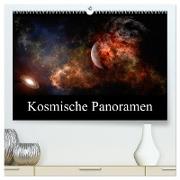 Kosmische Panoramen (hochwertiger Premium Wandkalender 2024 DIN A2 quer), Kunstdruck in Hochglanz