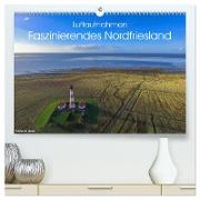 Luftaufnahmen - Faszinierendes Nordfriesland (hochwertiger Premium Wandkalender 2024 DIN A2 quer), Kunstdruck in Hochglanz