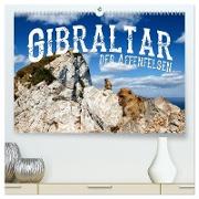 Gibraltar - der Affenfelsen (hochwertiger Premium Wandkalender 2024 DIN A2 quer), Kunstdruck in Hochglanz