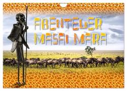 Abenteuer Masai Mara (Wandkalender 2024 DIN A4 quer), CALVENDO Monatskalender