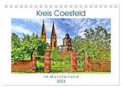 Kreis Coesfeld im Münsterland - Stadt Land Fluß (Tischkalender 2024 DIN A5 quer), CALVENDO Monatskalender