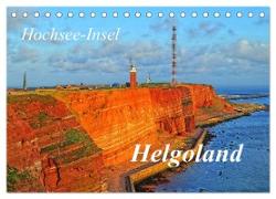 Hochsee-Insel Helgoland (Tischkalender 2024 DIN A5 quer), CALVENDO Monatskalender