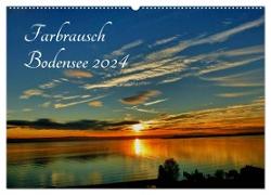 Farbrausch Bodensee (Wandkalender 2024 DIN A2 quer), CALVENDO Monatskalender