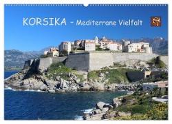 Korsika - Mediterrane Vielfalt (Wandkalender 2024 DIN A2 quer), CALVENDO Monatskalender