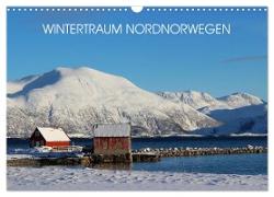 Wintertraum Nordnorwegen (Wandkalender 2024 DIN A3 quer), CALVENDO Monatskalender