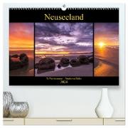 Neuseeland - Attraktiver Süden (hochwertiger Premium Wandkalender 2024 DIN A2 quer), Kunstdruck in Hochglanz