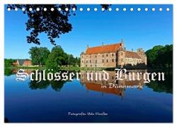 Schlösser und Burgen in Dänemark 2024 (Tischkalender 2024 DIN A5 quer), CALVENDO Monatskalender