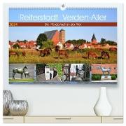 Reiterstadt Verden - Aller (hochwertiger Premium Wandkalender 2024 DIN A2 quer), Kunstdruck in Hochglanz