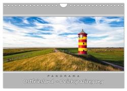 Ostfriesland - Deichspaziergang (Wandkalender 2024 DIN A4 quer), CALVENDO Monatskalender