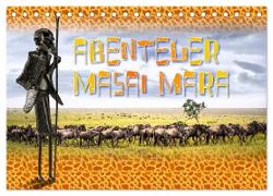Abenteuer Masai Mara (Tischkalender 2024 DIN A5 quer), CALVENDO Monatskalender