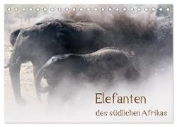 Elefanten des südlichen Afrikas (Tischkalender 2024 DIN A5 quer), CALVENDO Monatskalender
