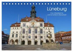 Lüneburg - Eine mittelalterliche und romantische Hansestadt (Tischkalender 2024 DIN A5 quer), CALVENDO Monatskalender